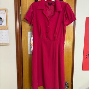 Alex Marie Dress pink size 6 women button up